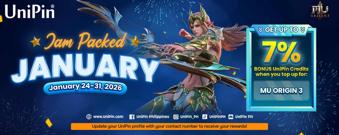 Jam Packed January MU Origin 3 (PH)